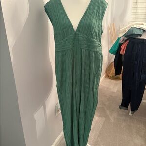 SHEIN Green Sleeveless Jumpsuit